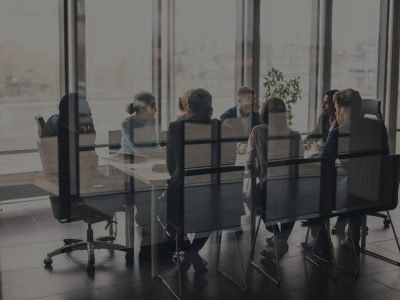 young business people group have meeting and working in modern bright office indoor