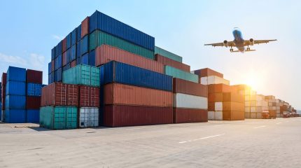 Industrial port and container yard